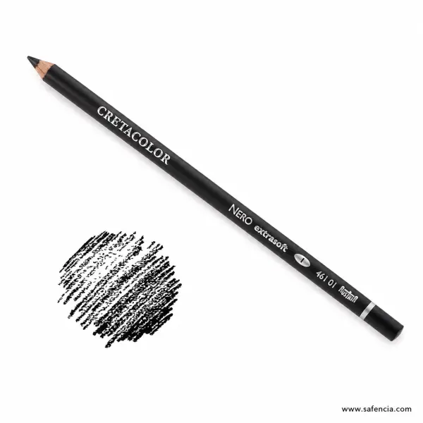 Cretacolor Nero Oil-Based Charcoal Pencil Extra Soft 1pc