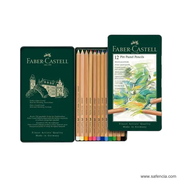 Faber-Castell Pitt Pastel Pencil Tin Set — 12 or 24