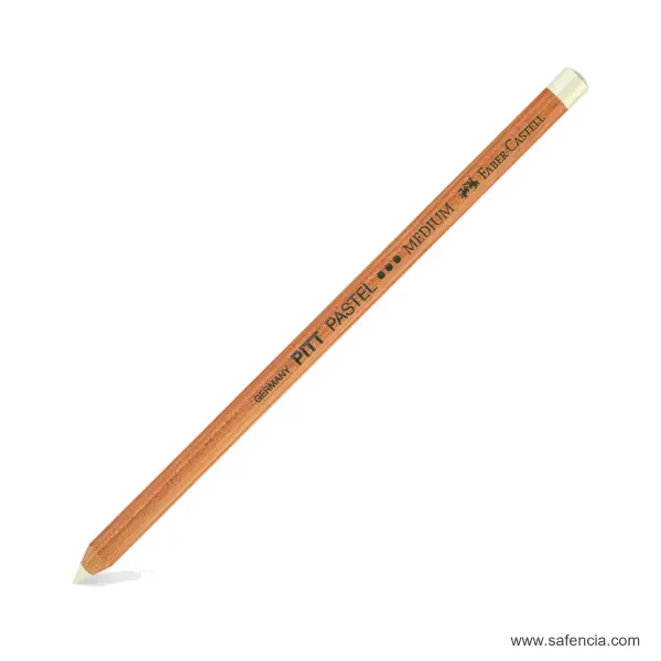 Faber-Castell Pitt Pastel White Medium Pencil 1pc