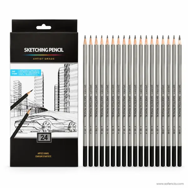 Worison Artist Sketching Pencil Pack of 24