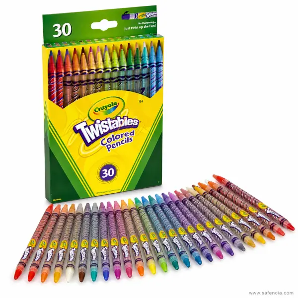 Crayola Twistables Colored Pencils Pack of 30