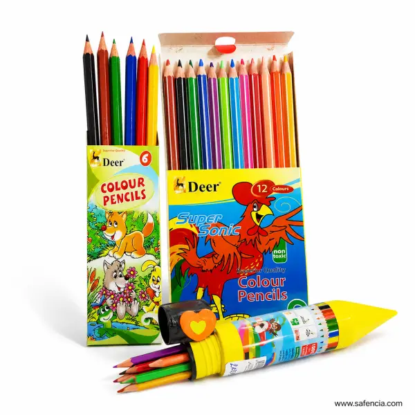 Deer Colour Pencils Half Size