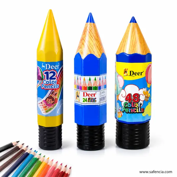 Deer Colour Pencils in Pencil-Shaped Jar