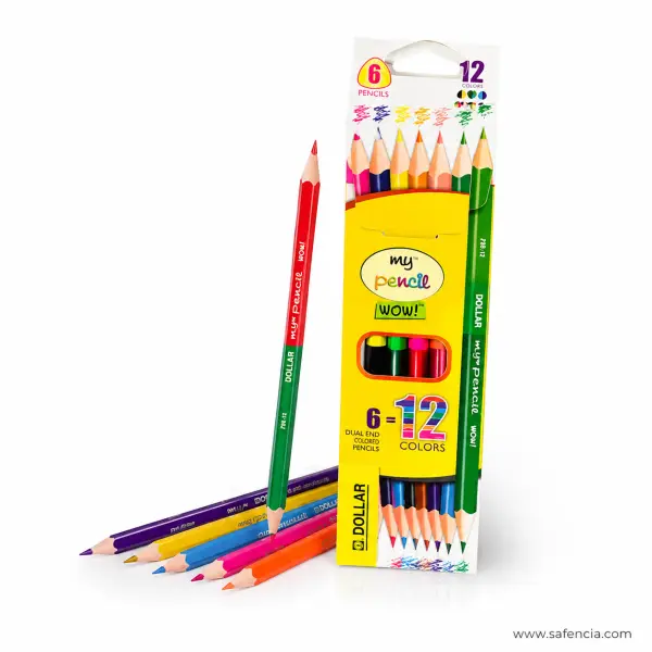 Dollar My Pencil Dual Side Colour Pencils