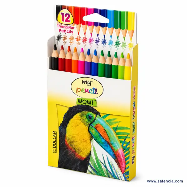 Dollar My Pencil Colour 12 pcs Half Size