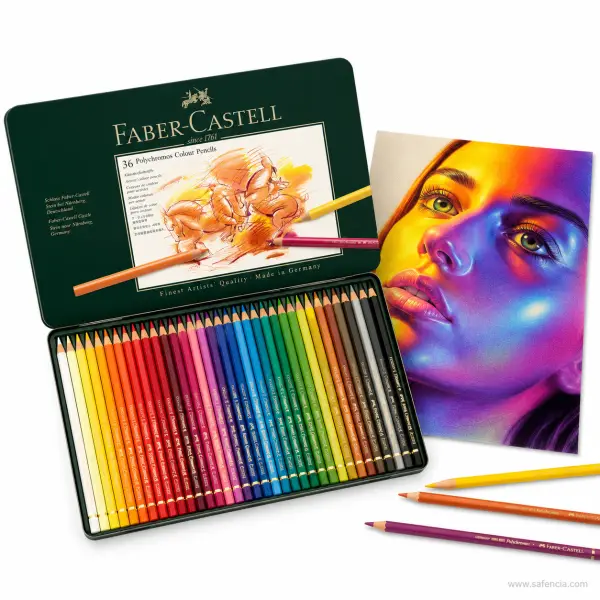 Faber-Castell Polychromos Colour Pencils Tin Set