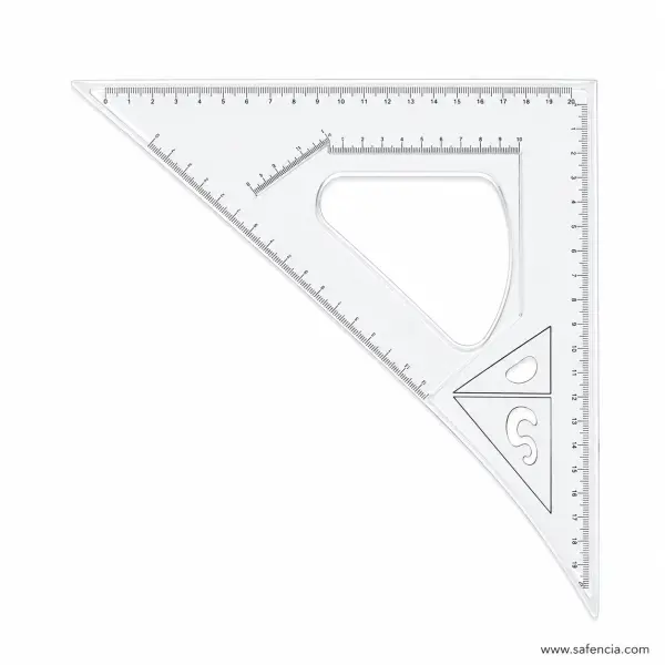 Set Square 45cm No.3345 Transparent