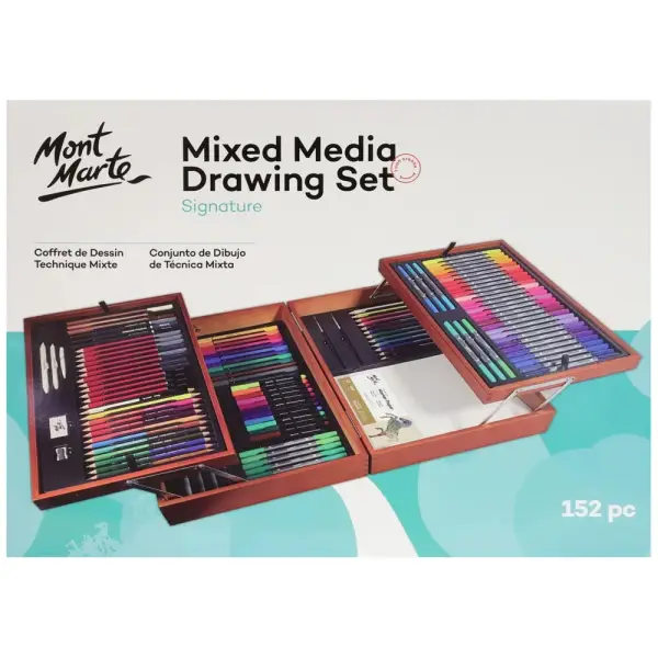 Mont Marte Signature Mixed Media Drawing Set, 152 Pieces