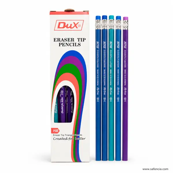 Dux Eraser Tip Triangular HB Pencils #888