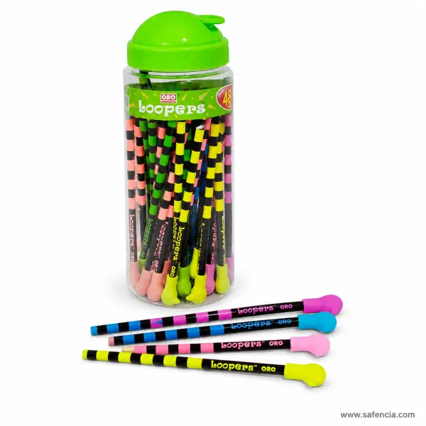 Oro Loopers HB Pencil Jar, 48 Pieces
