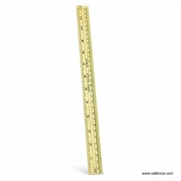 Brass Ruler 12 Inches Patwari Scale