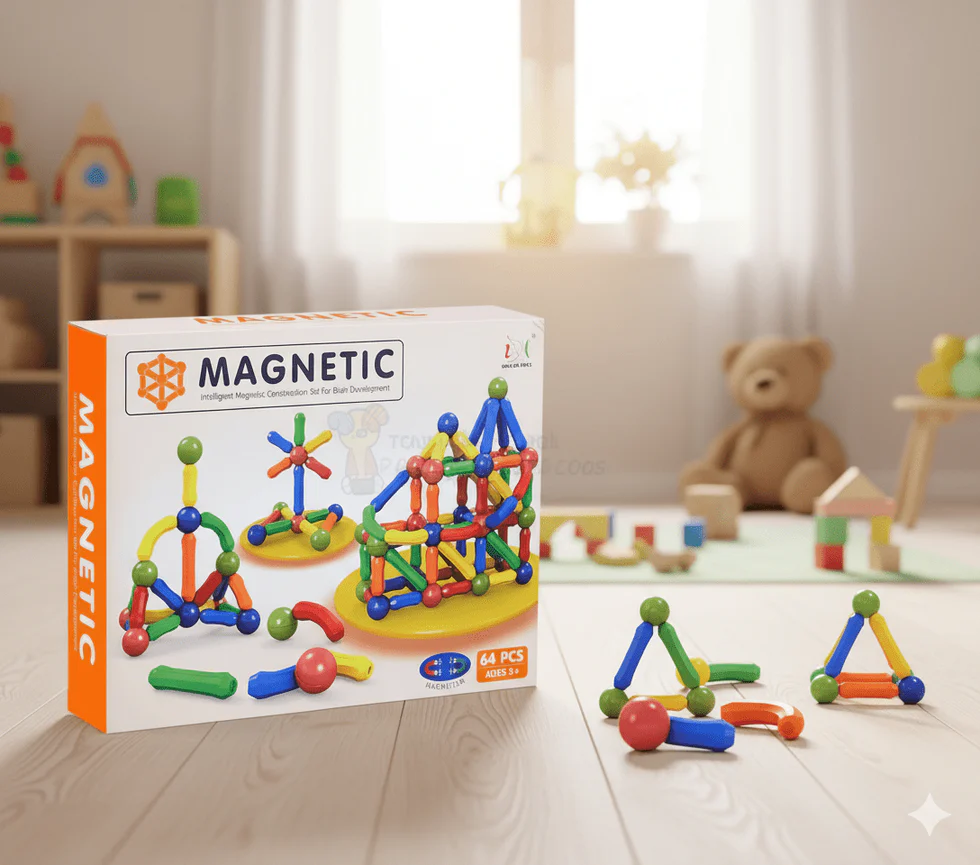 Magnetic Tiles Construction Blocks 26 Pcs 5 - buy in Pakistan from Safencia