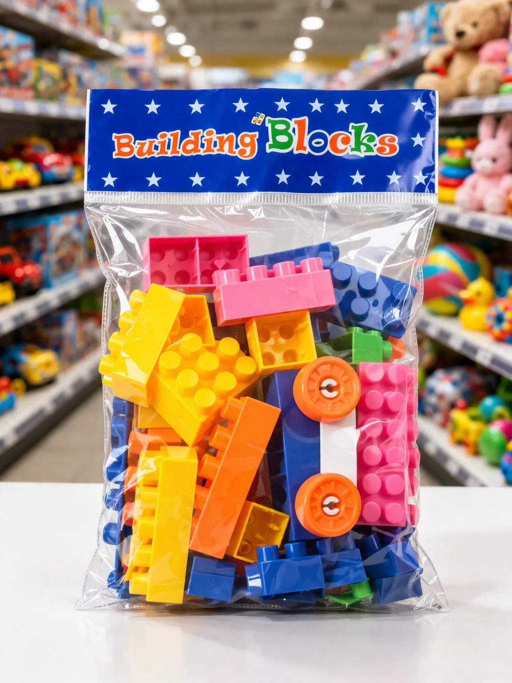 76 Pcs DIY Construction Blocks for Toddlers