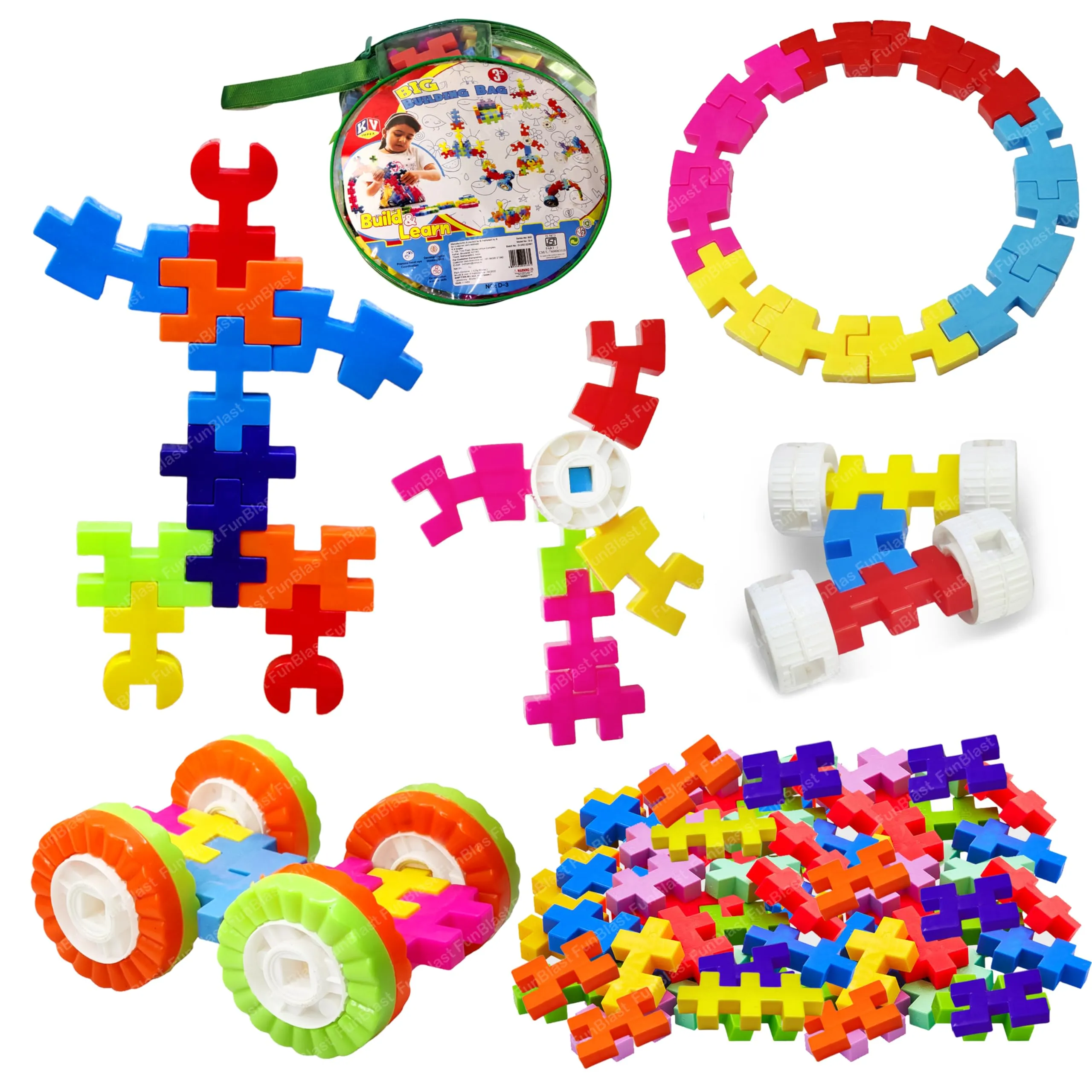 90 Pieces DIY Construction Building Blocks