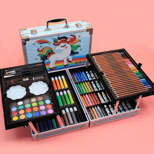 Drawing Set Case 145 Pcs – Drawing Colouring Kit