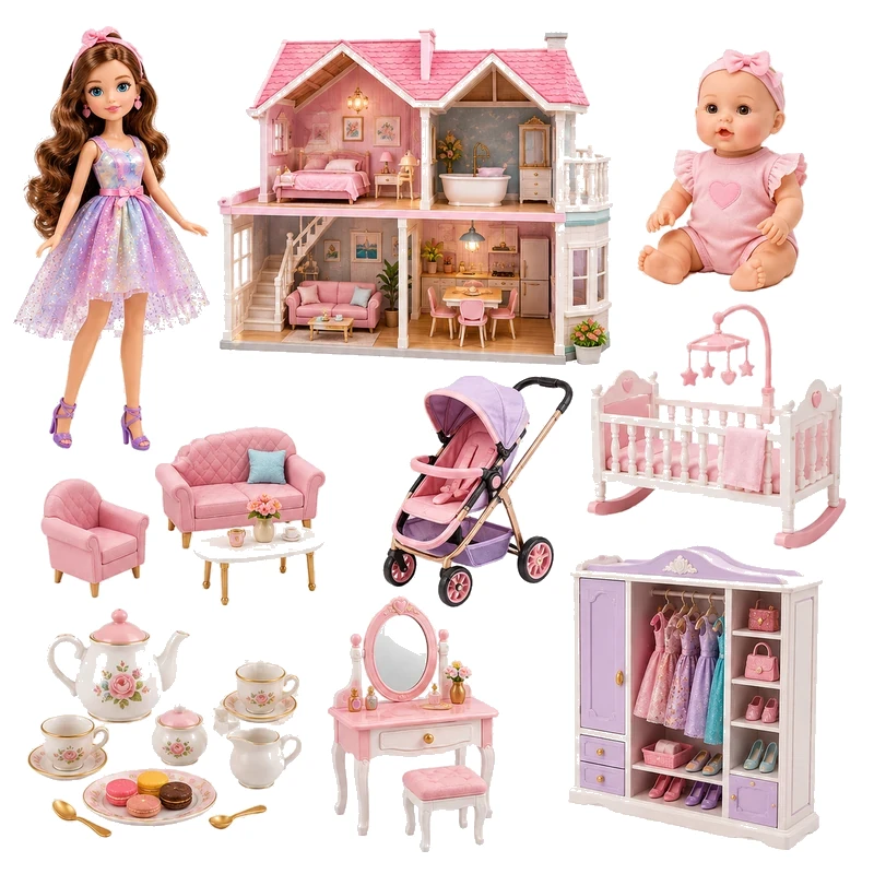 Dolls and playsets