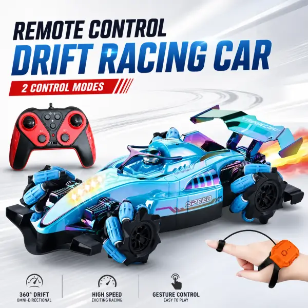 Stunt RC Drift Racing Car with Smoke & Light S280