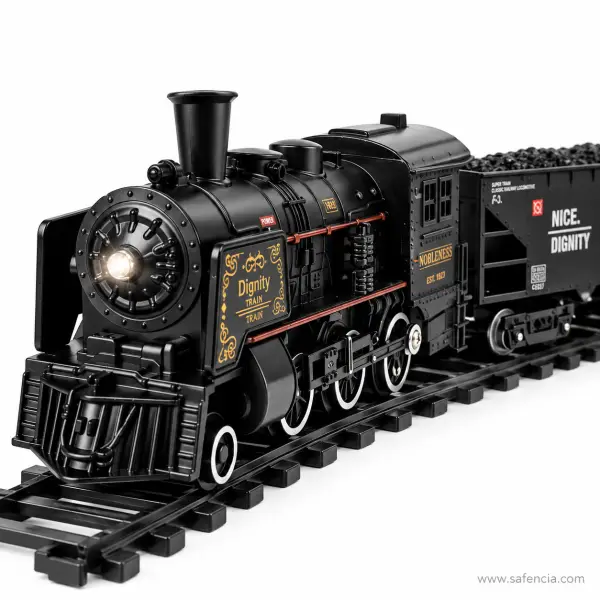 Alloy Smart Metal Edition Steam Train Set with Smoke, Light and Sound