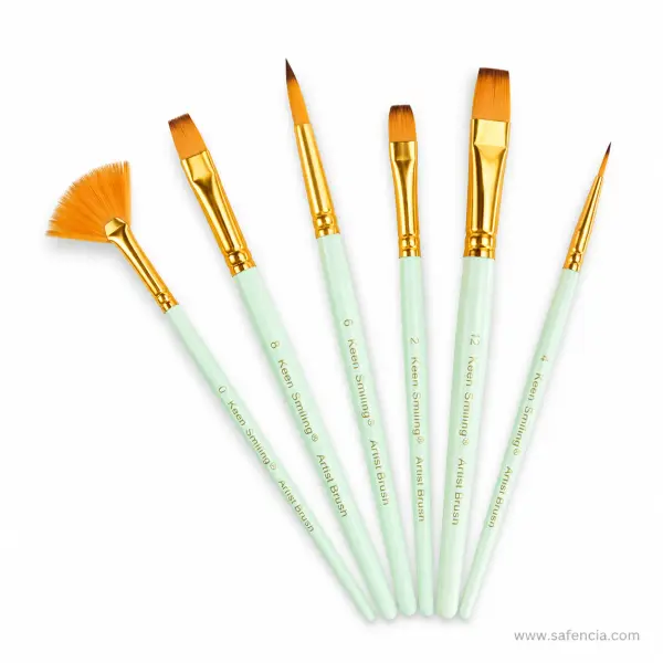 Keep Smiling Artist Brush Set of 6 — A6332
