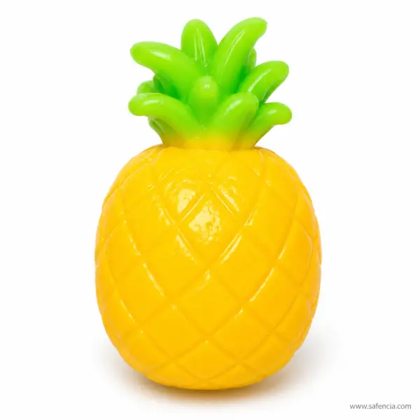 Assorted Fruit Squishy — Pineapple, Mango, Orange or Strawberry Squeeze Toy