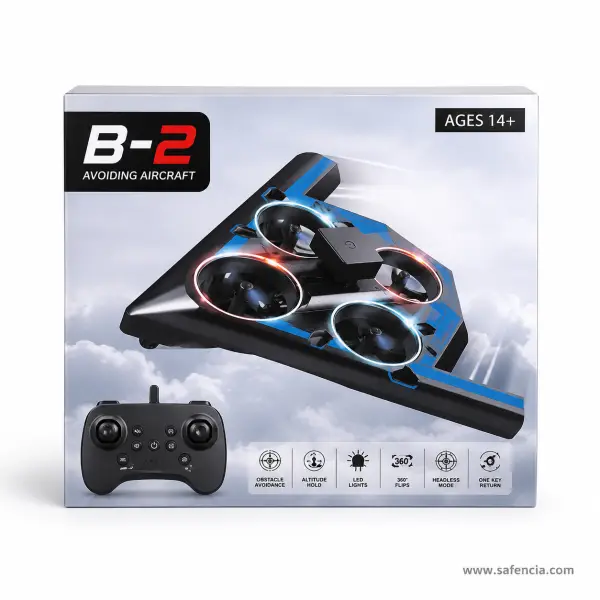 B-2 Stealth Bomber RC Drone with Obstacle Avoidance