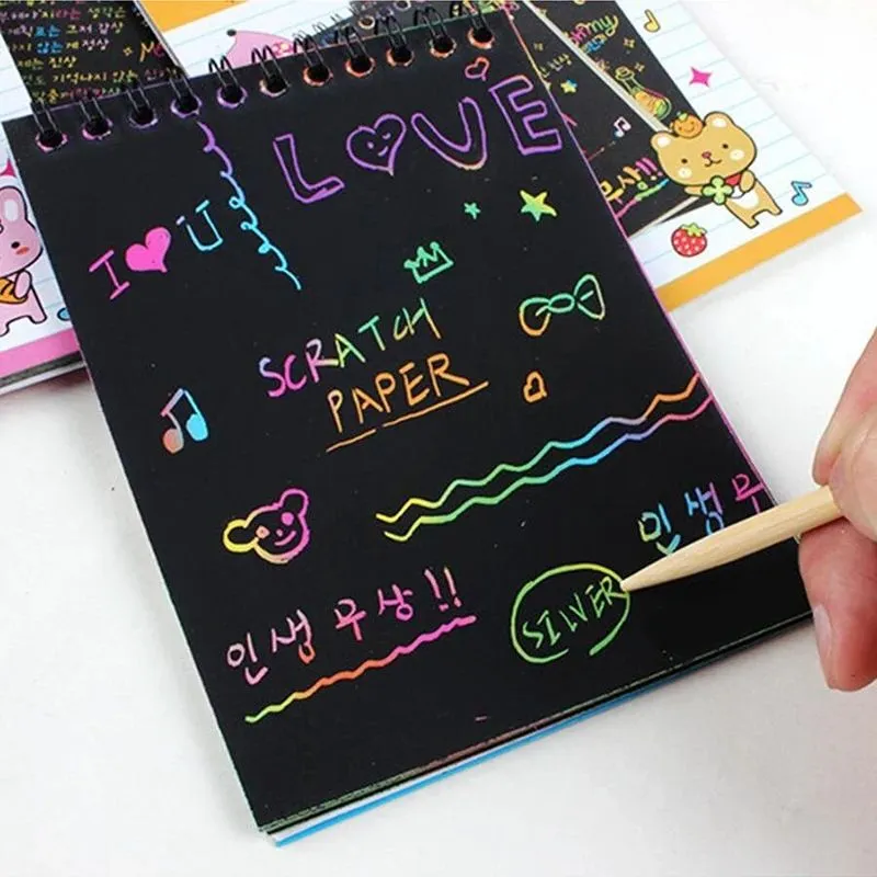 Black Magic Rainbow Scratch Paper Book product image 4