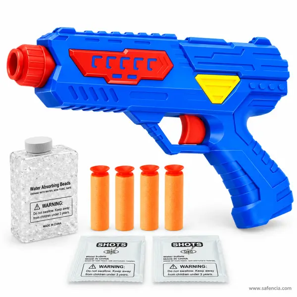 Blowgun Gel Ball Pistol with Water Beads and Suction Darts (Box 14+)