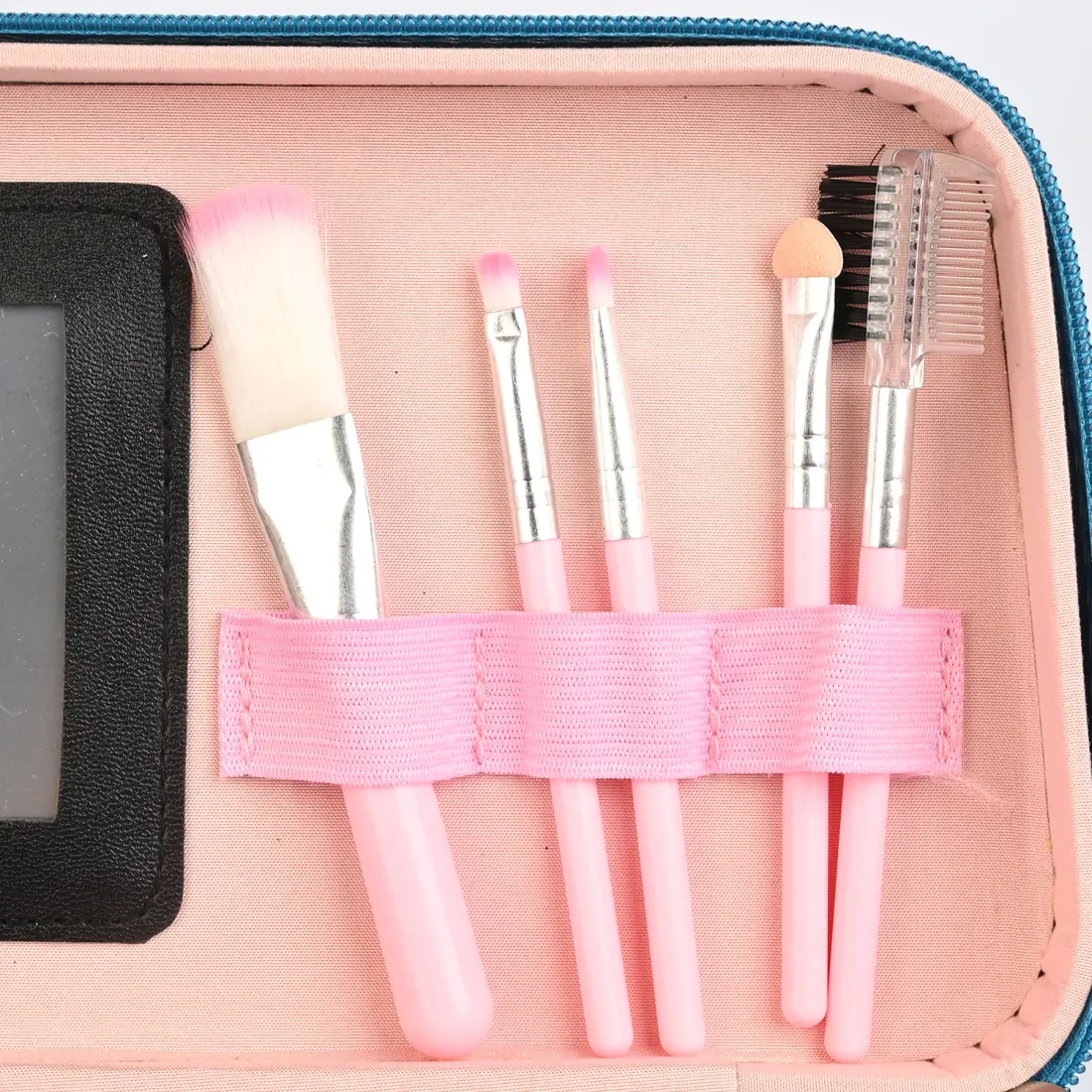 Blue Glitter Makeup Briefcase box view