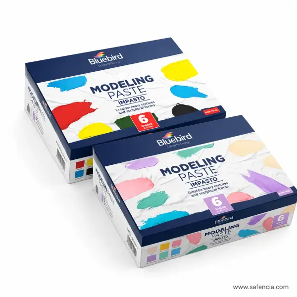Bluebird Coloured Modeling Paste 125 gm Set of 6