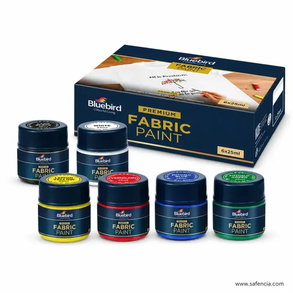 Bluebird Fabric Paints 25 mL Set of 6