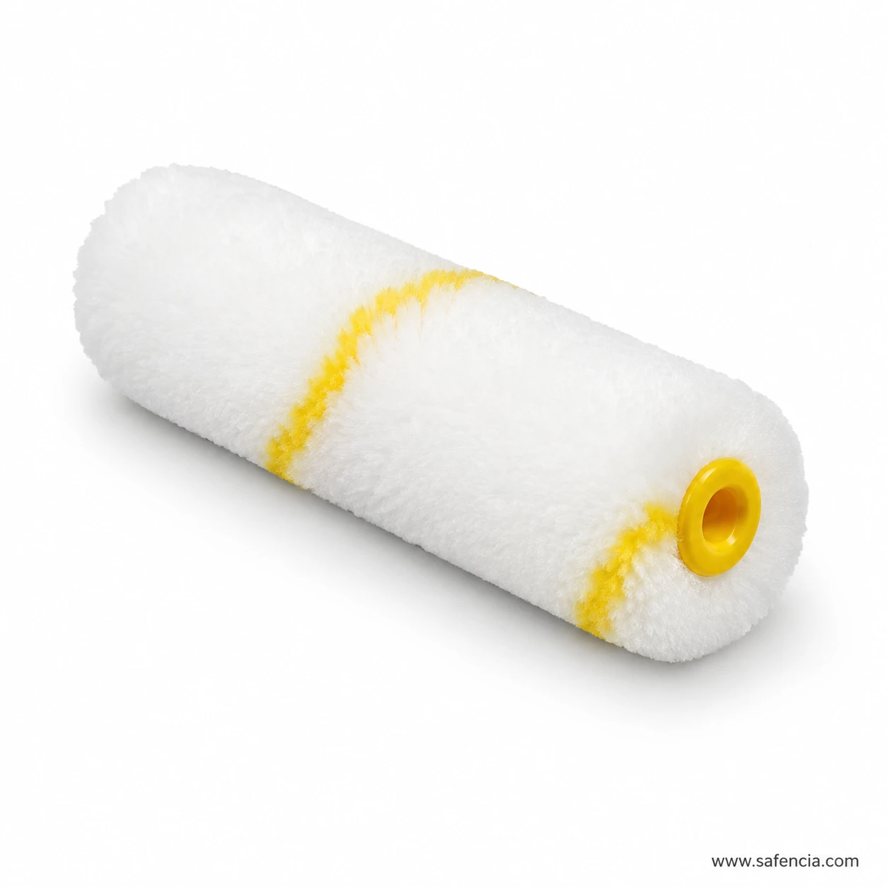 Bluebird Mini Roller Refills 4 inch side angle showing 6mm inner core and smooth microfiber nap