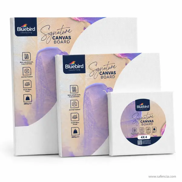 Bluebird Signature Stretched Canvas Board