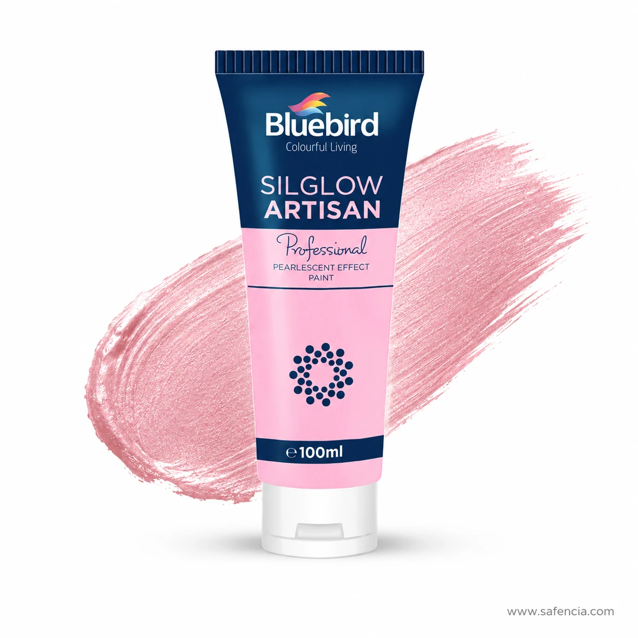 Bluebird Silglow Artisan 100 mL tube detailed front view on clean white background