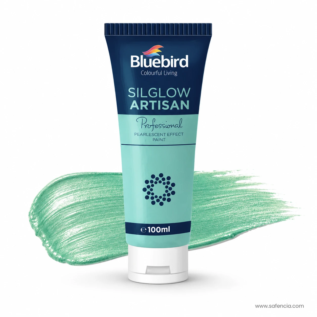 Bluebird Silglow Artisan 100 mL tube upright studio presentation on white background