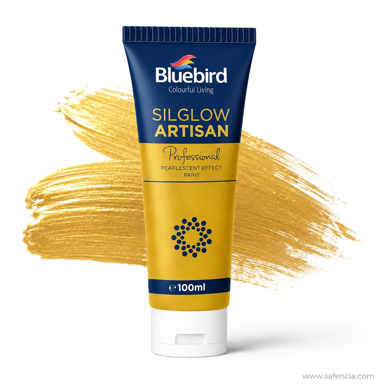 Bluebird Silglow Artisan 100 mL tube high-definition studio angle display