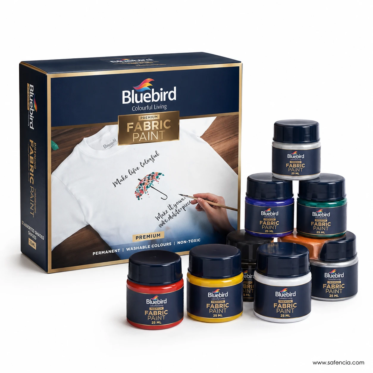 Bluebird Fabric Paints Metallic Shades 25 mL product photo 8 - buy in Pakistan from Safencia