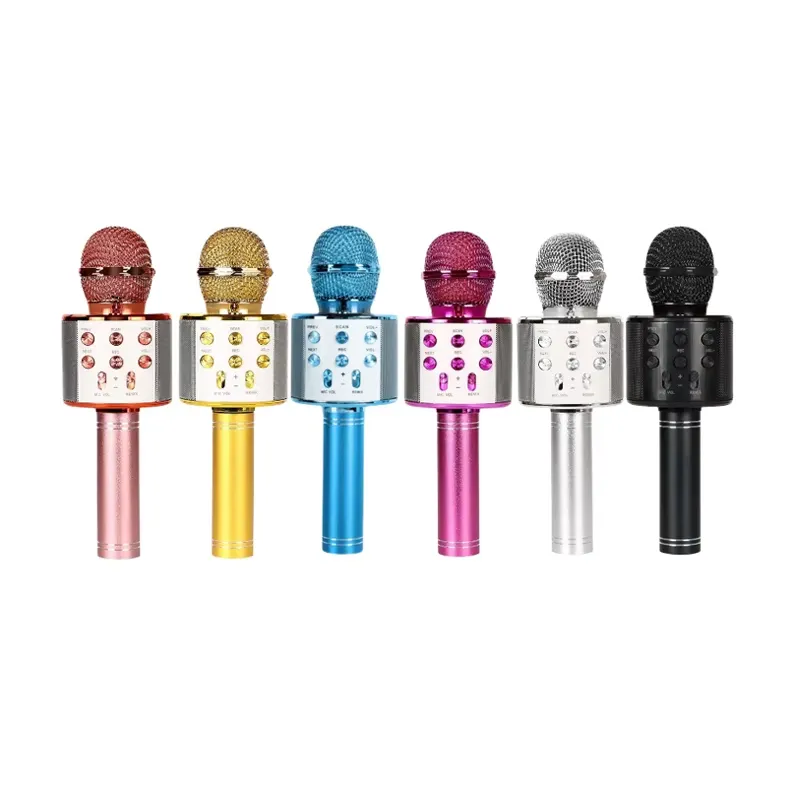 Bluetooth karaoke microphone six colours