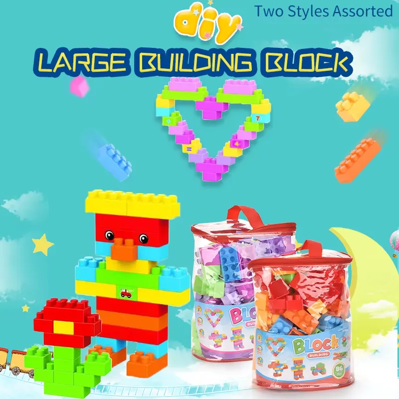 Large DIY building block creations