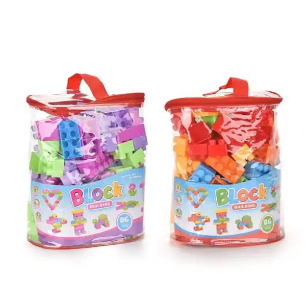 DIY Building Blocks Play Set for Kids – Large Creative Blocks (56 to 142 Pieces)