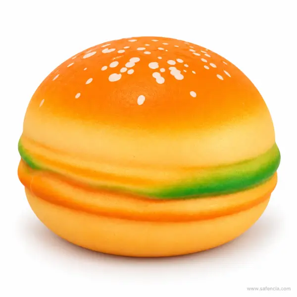 Burger Squishy — Hamburger Squeeze Stress Toy