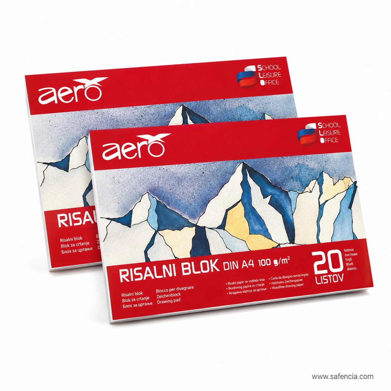 Aero artist sketching pad with 100gsm woodfree acid-free drawing paper