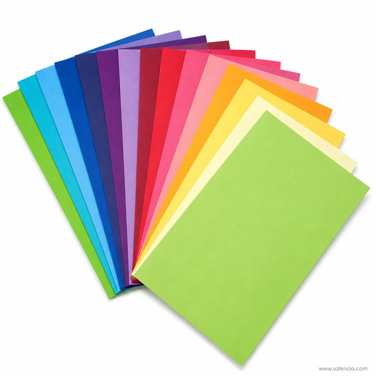 Rich color palette array of Favini Prisma Italian pastel drawing sheets