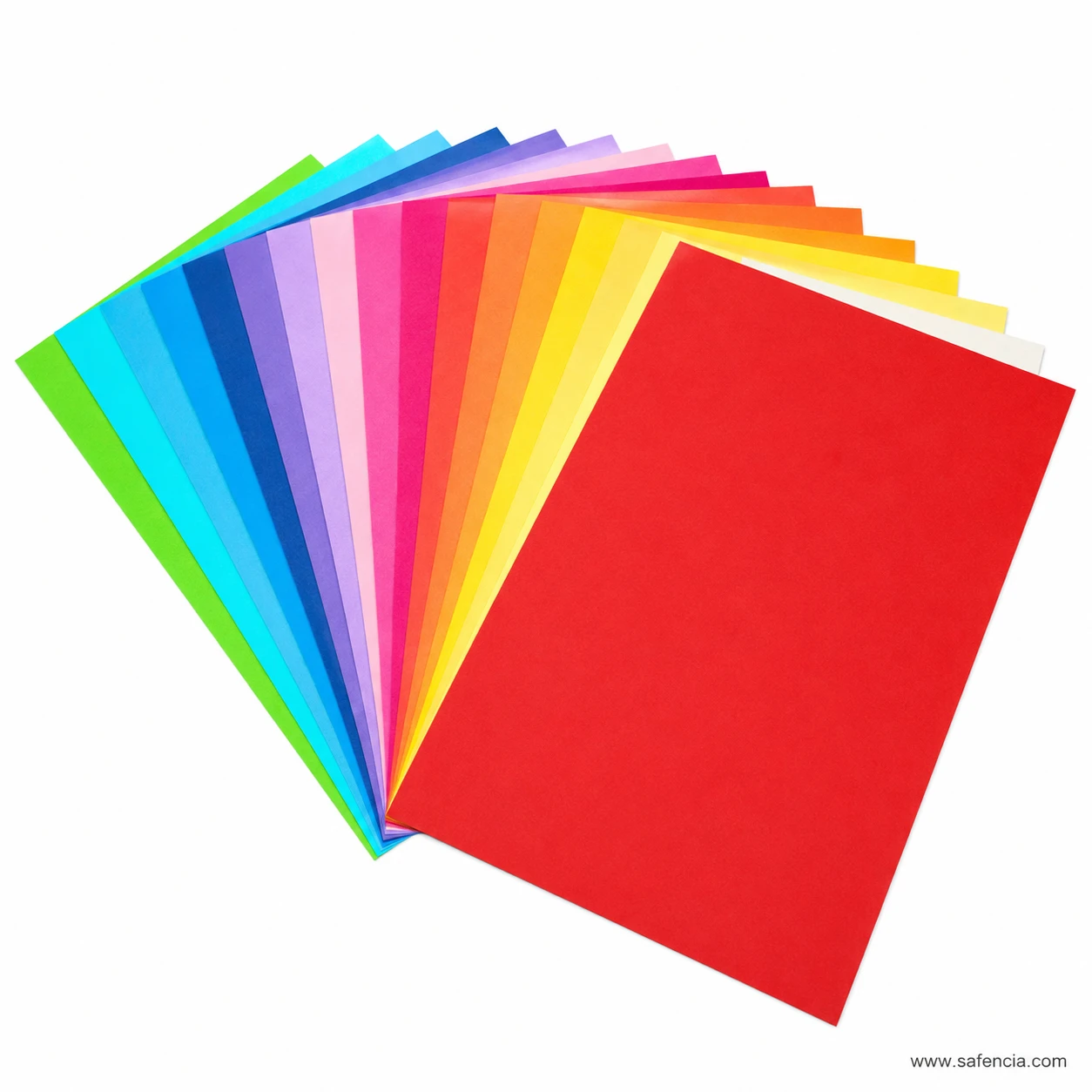 Close-up perspective of felt-marked grain on Favini Prisma pastel paper