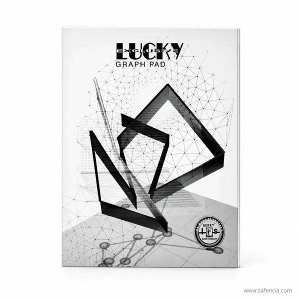 Lucky Exclusive A4 Metric Graph Paper Pad (Multi-Grid Subdivisions)