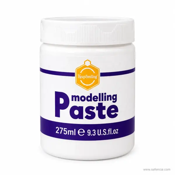 Keep Smiling 3D Acrylic Modeling Texture Paste White (275ml & 500ml)