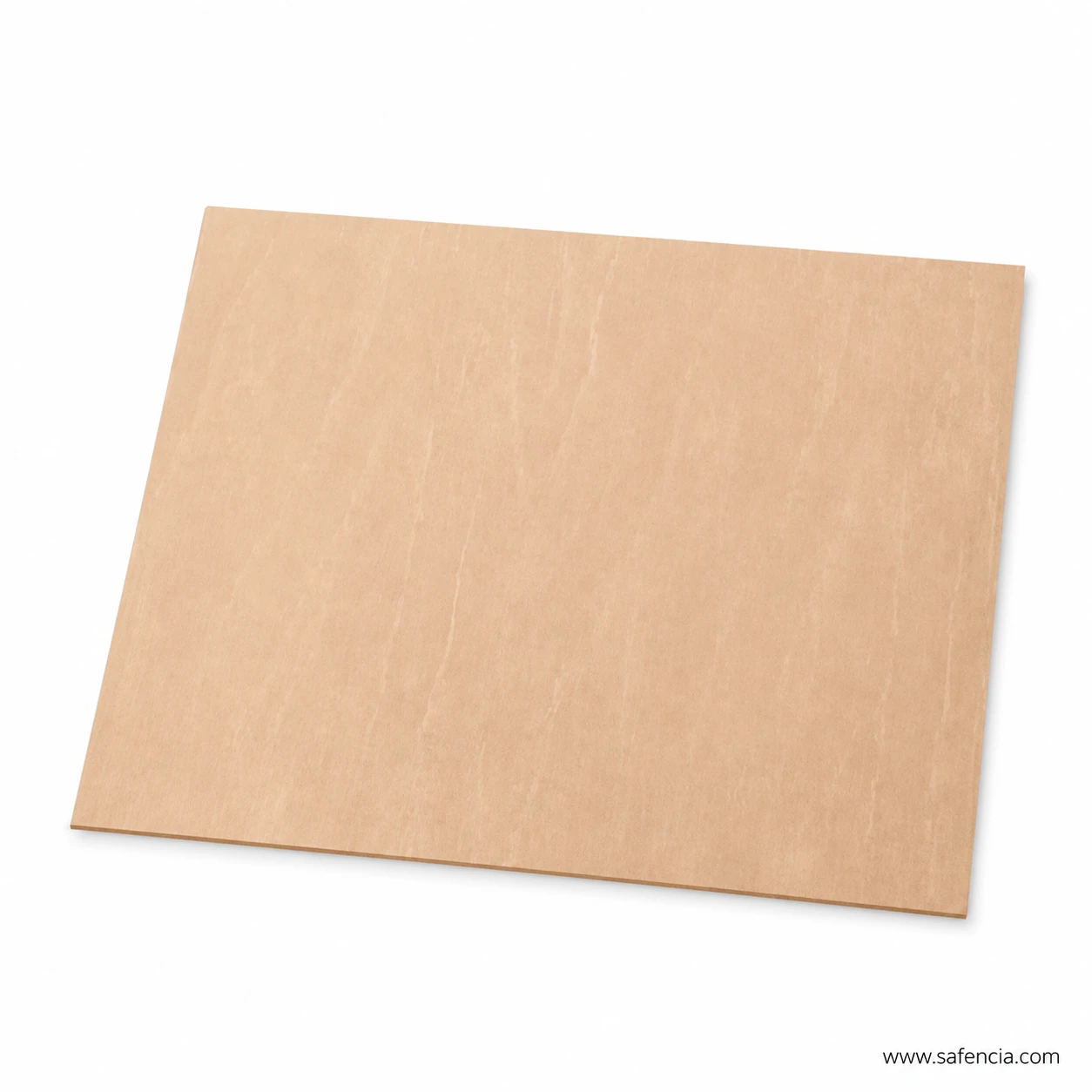Angled perspective showing 3mm thickness and smooth surface of lino sheet