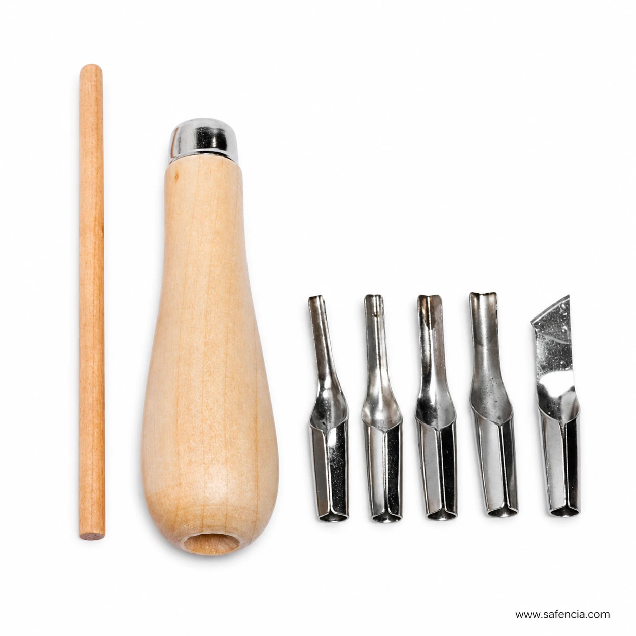Complete kit perspective of lino carving tool set 65079