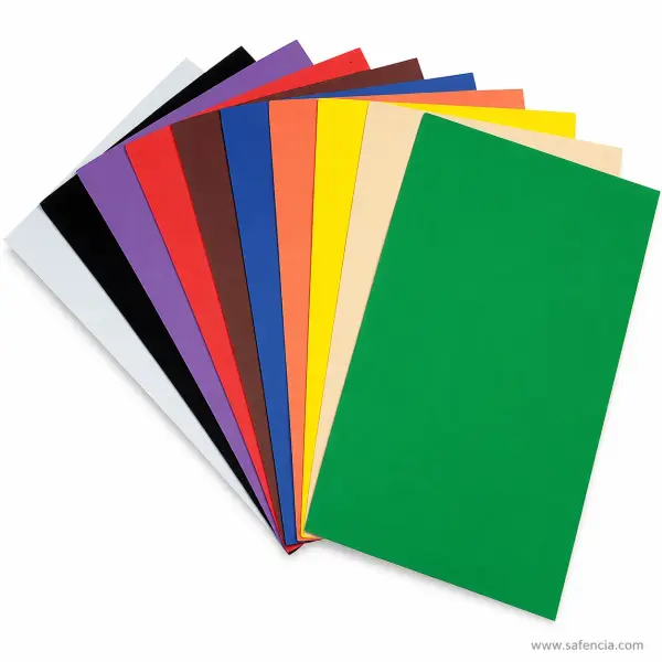 Multi Color EVA Foaming Craft Sheets A4 Size (Pack of 10)