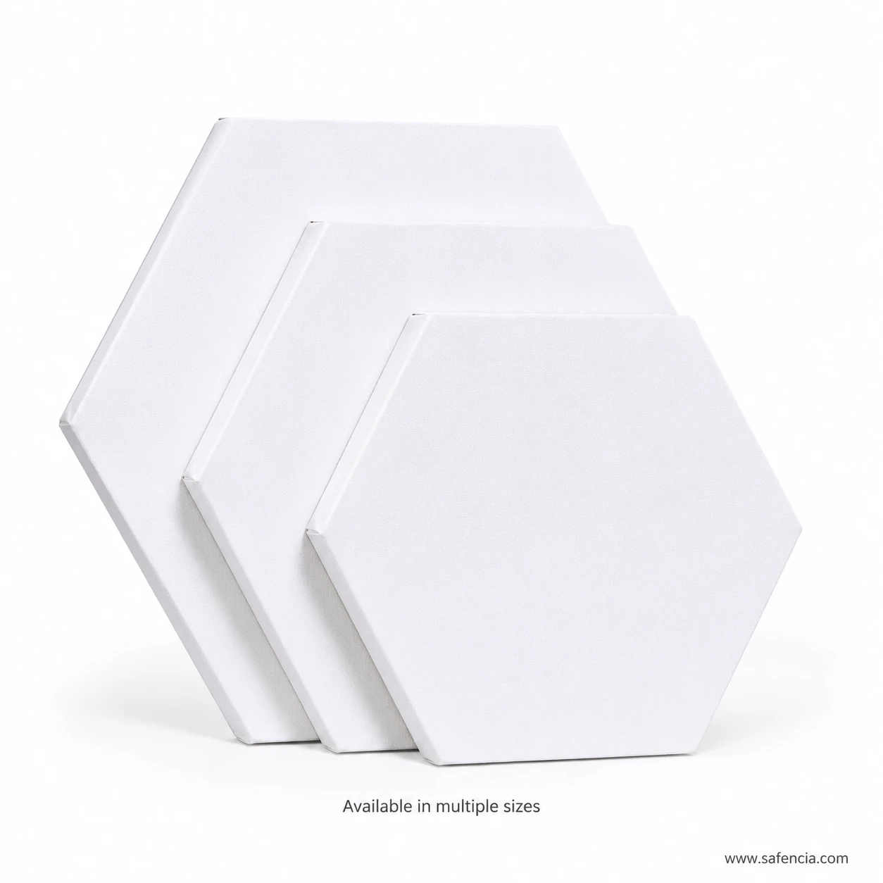 Edge and texture closeup of Superb Board hexagon canvas