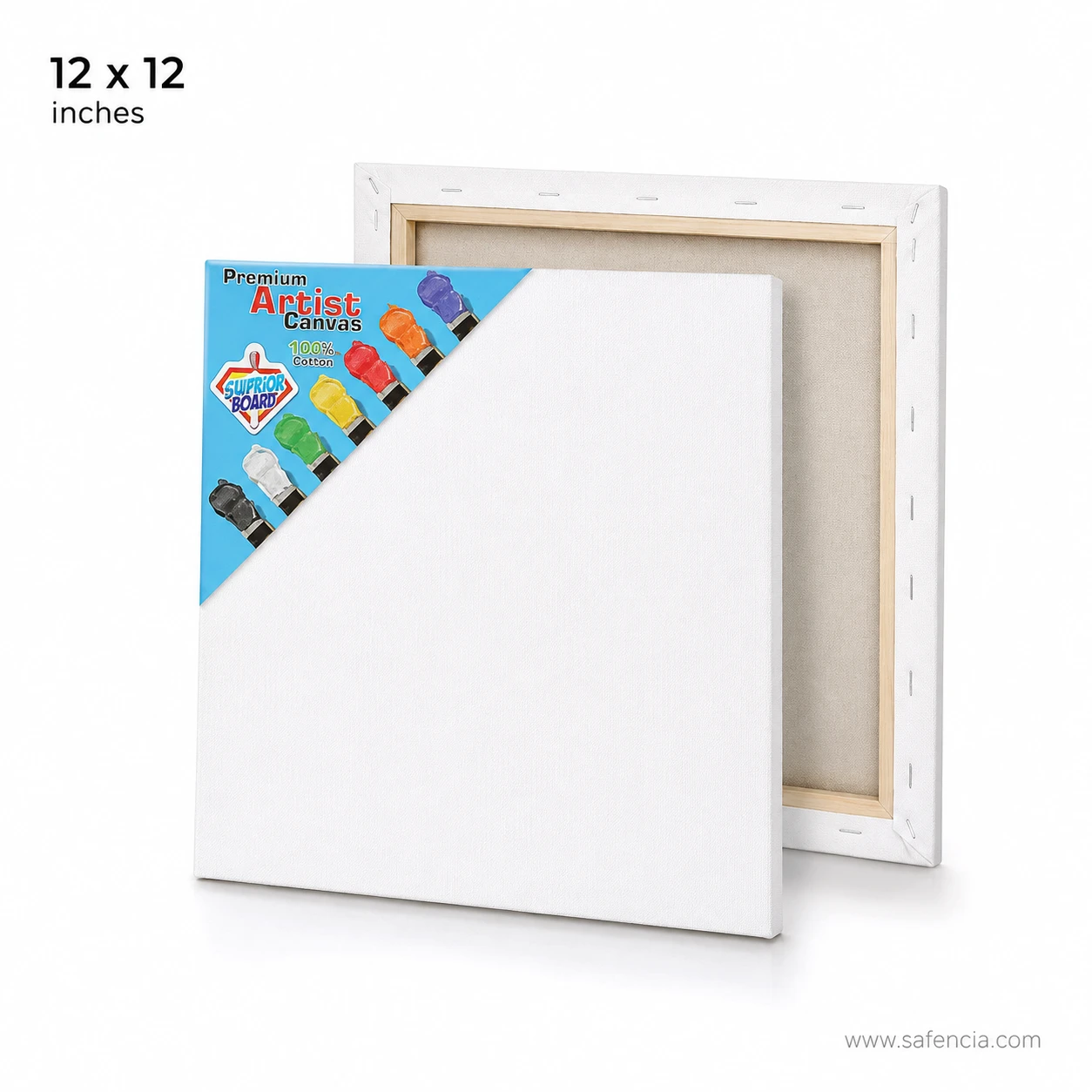 Superb Fine Quality artist canvas board 12x12 inch